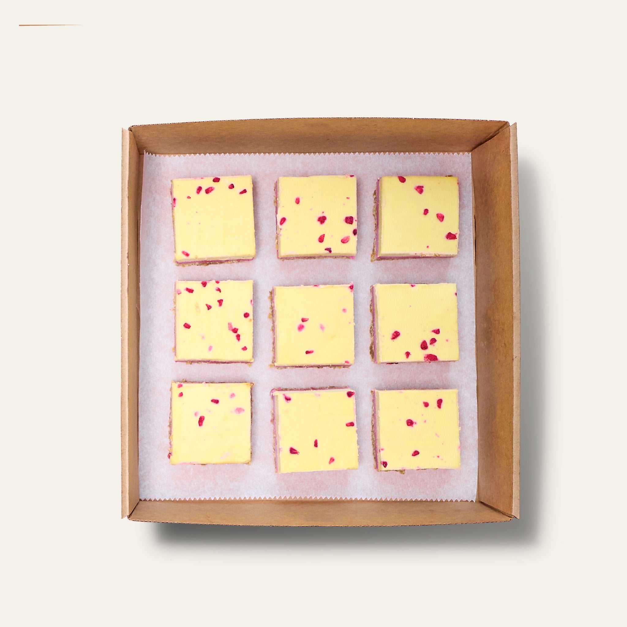 Himbeere-Passionsfrucht Raw Cake Box