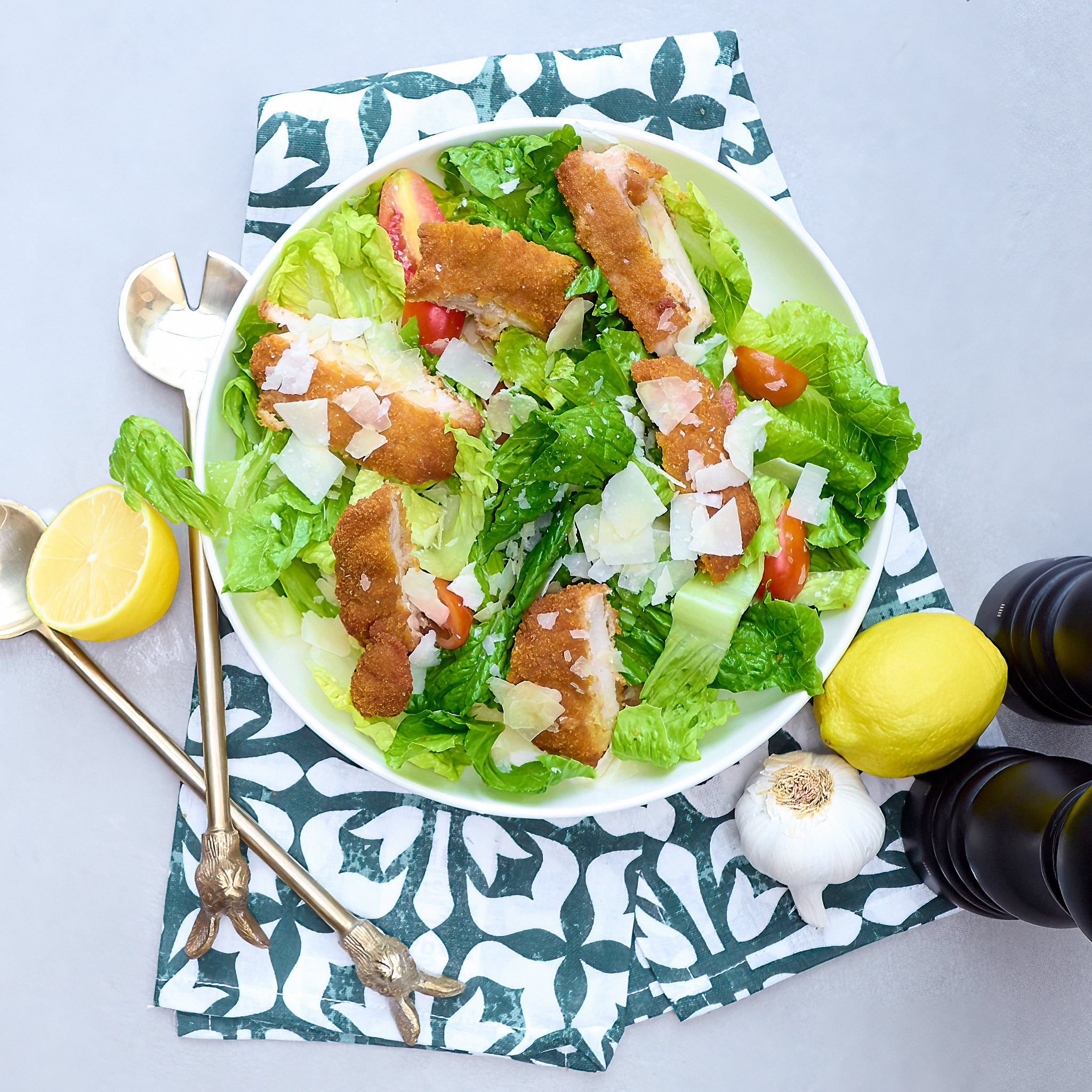 Caesar Schnitzel Salat Box